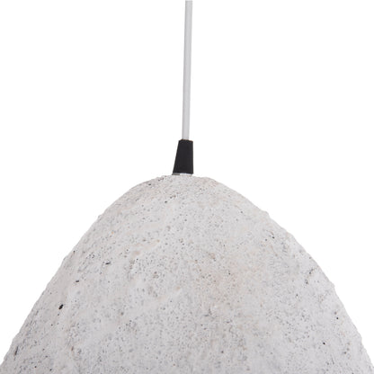CEILING PENDANT LAMP STONE-LOOK STONER (S) HM4417.02 WHITE 37x30x45Hcm.