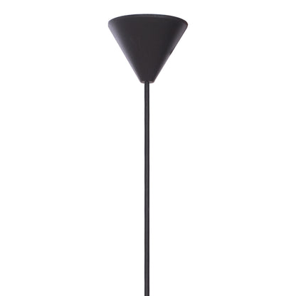 CEILING PENDANT METAL CAP WITH WOODEN STRIPS Φ30x83Hcm.HM7703.01