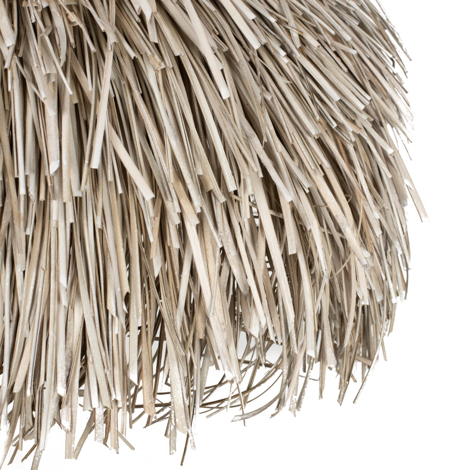 CEILING PENDANT ROUND CAP PANDAN FIBERS IN WHITEWASH 65x65x55Hcm.HM7773