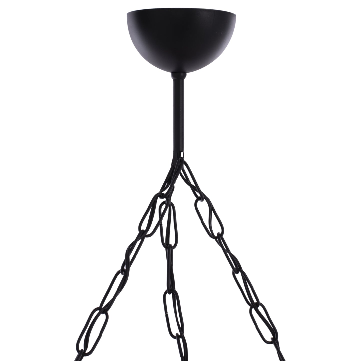 CEILING PENDANT 3-LIGHT WITH CHAIN WOOD AND METAL CAPS 50x12x60Hcm.HM7699.01