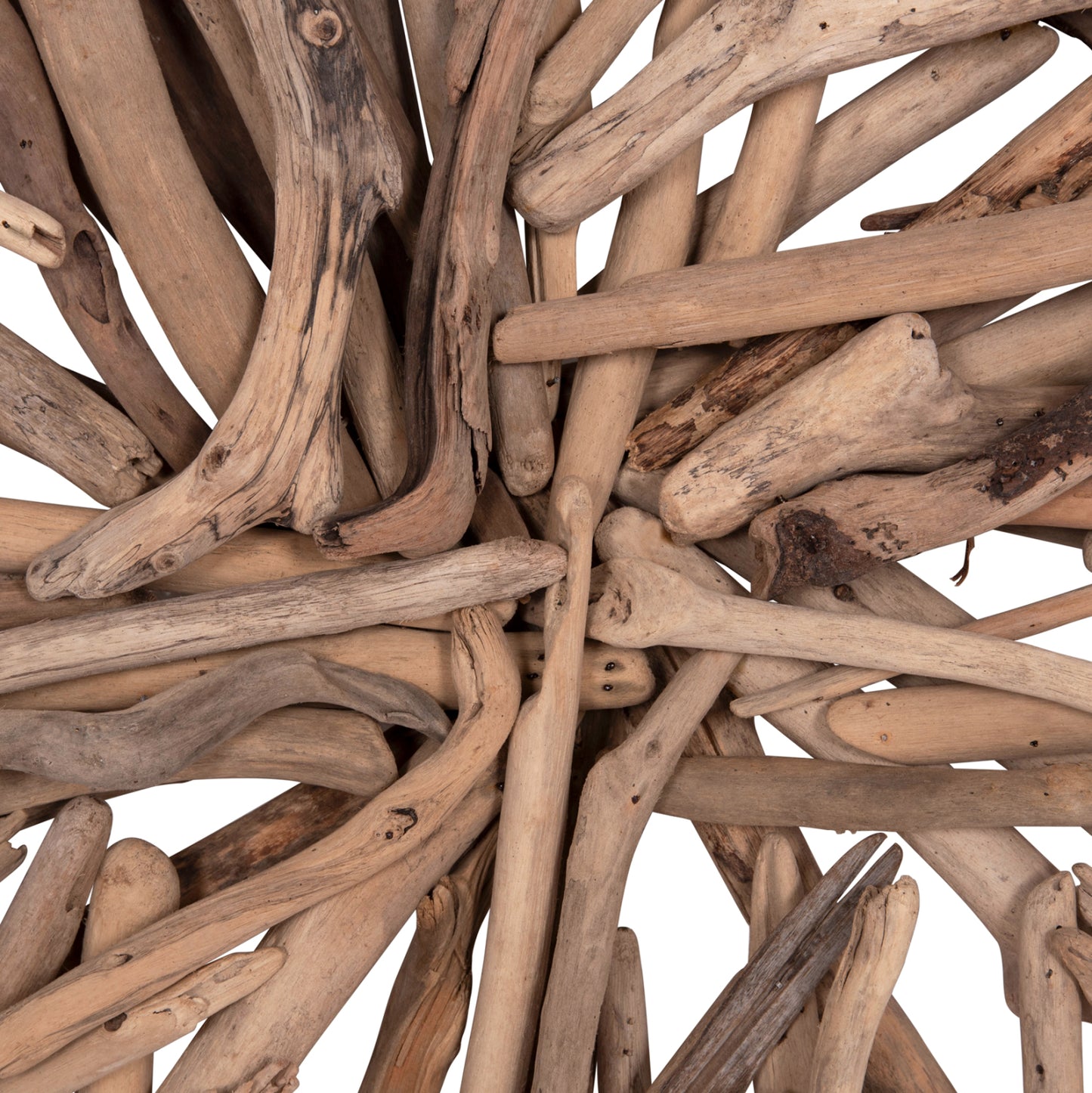 DECORATIVE WALL SCONCE DREAMER HM4422 DRIFTWOOD WITH LED STRIP Φ90x7(thickness)cm.