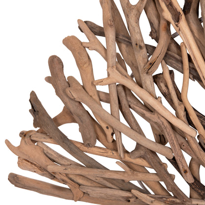 DECORATIVE WALL SCONCE DREAMER2 HM4428 DRIFTWOOD WITH LED STRIP 120x60x7(thickness)cm.