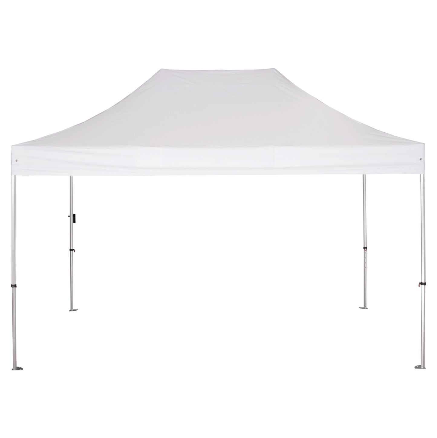 GAZEBO HEAVY-DUTY CRESSEN HM6306 FOLDABLE-ALUMINUM SILVER FRAME-WHITE SHADES 3x4,5x3,4Hm