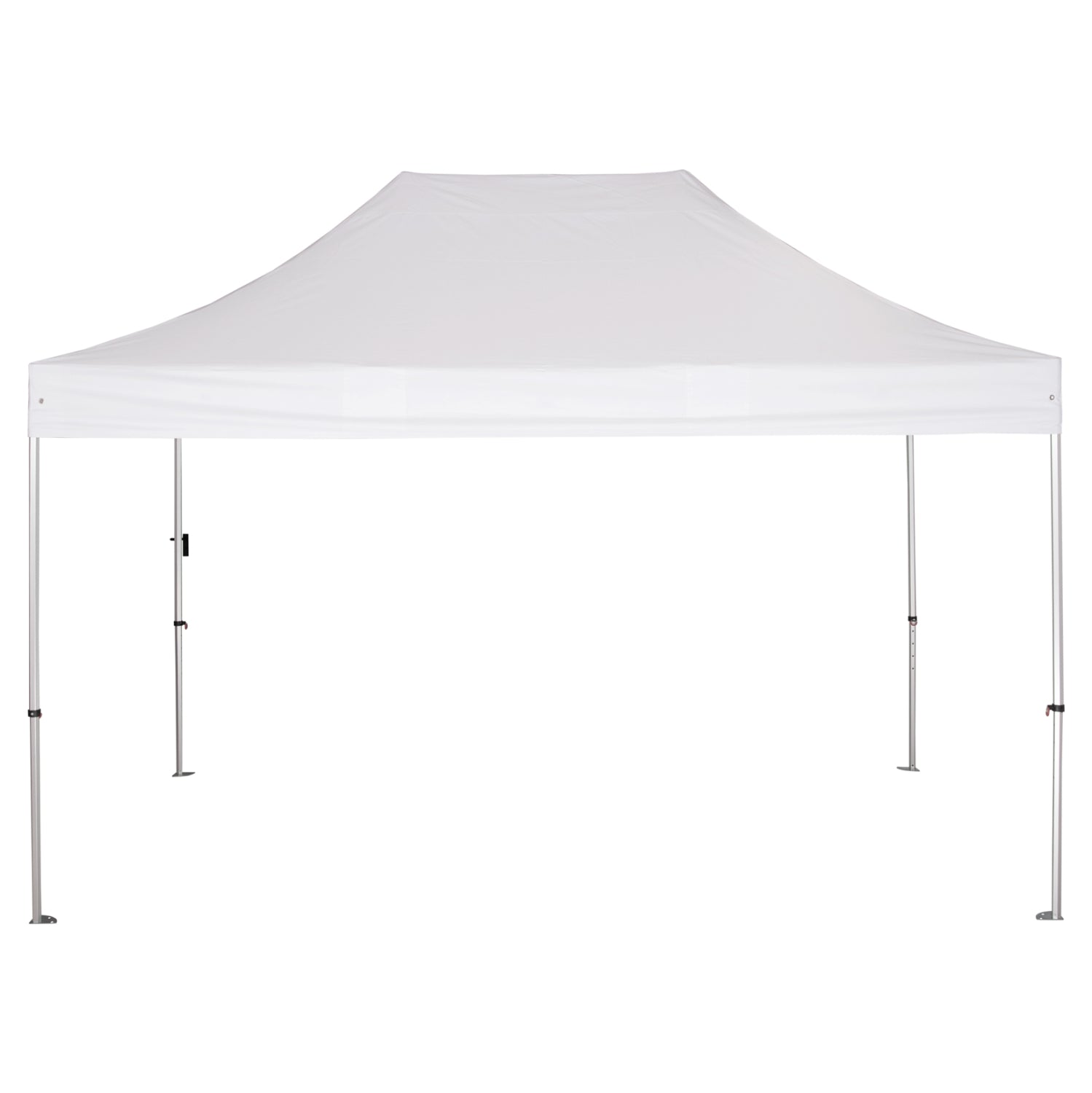 GAZEBO HEAVY-DUTY CRESSEN HM6306 FOLDABLE-ALUMINUM SILVER FRAME-WHITE SHADES 3x4,5x3,4Hm