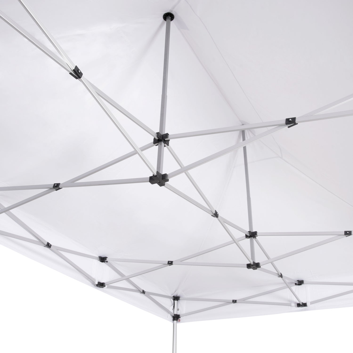 GAZEBO HEAVY-DUTY CRESSEN HM6306 FOLDABLE-ALUMINUM SILVER FRAME-WHITE SHADES 3x4,5x3,4Hm