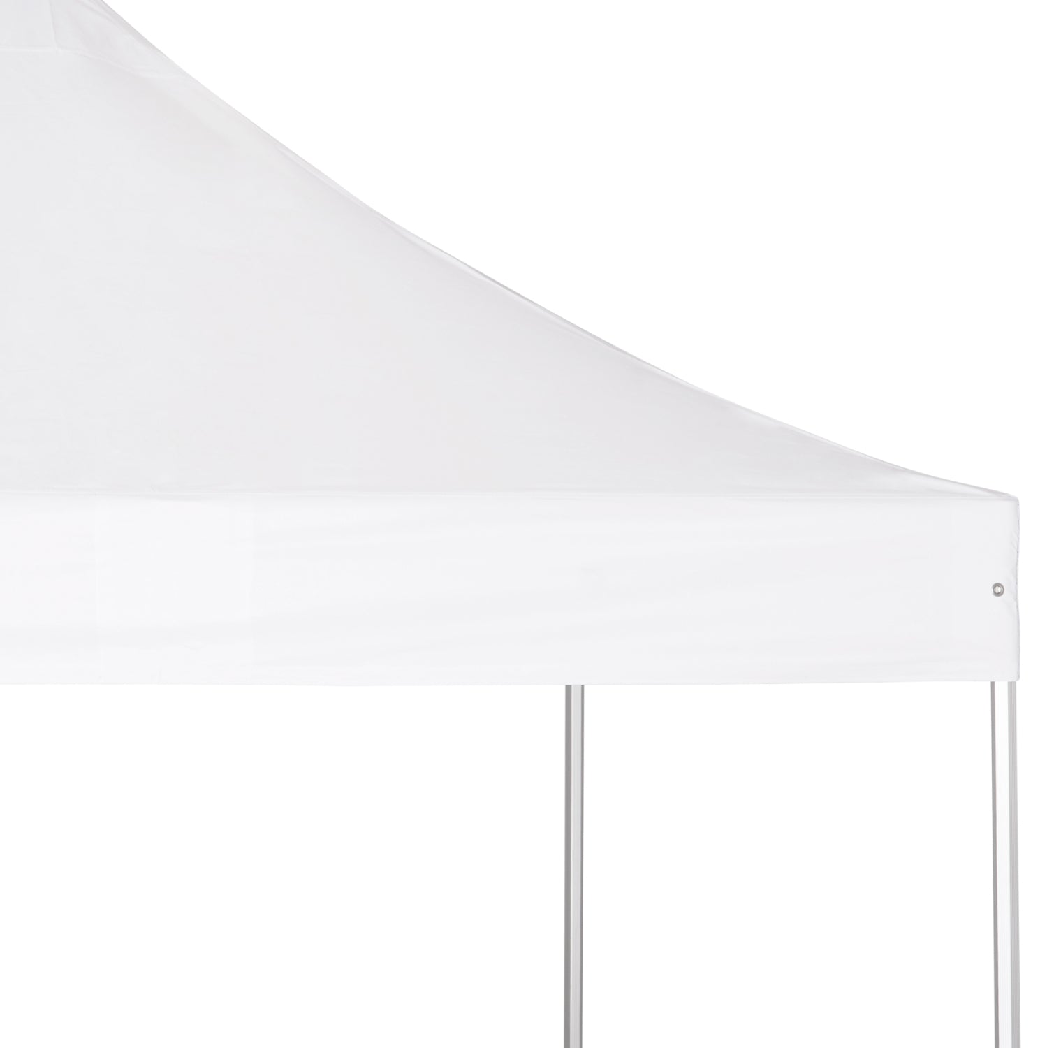 GAZEBO HEAVY-DUTY CRESSEN HM6307 FOLDABLE-ALUMINUM SILVER FRAME-WHITE SHADES 3x6x3,4Hm
