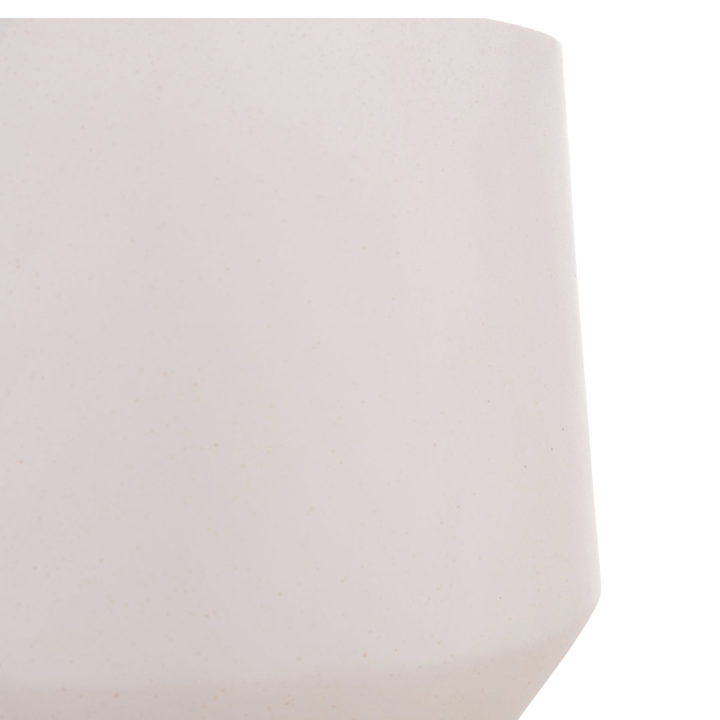 INDOOR POT QUAN HM4680.02L FIBER CEMENT IN WHITE--TEAK BASE Φ40x85Hcm