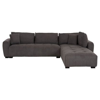 CORNER SOFA REVERSIBLE MEDEL HM3288.01 GREY P.E. FABRIC 290x208x80Hcm.