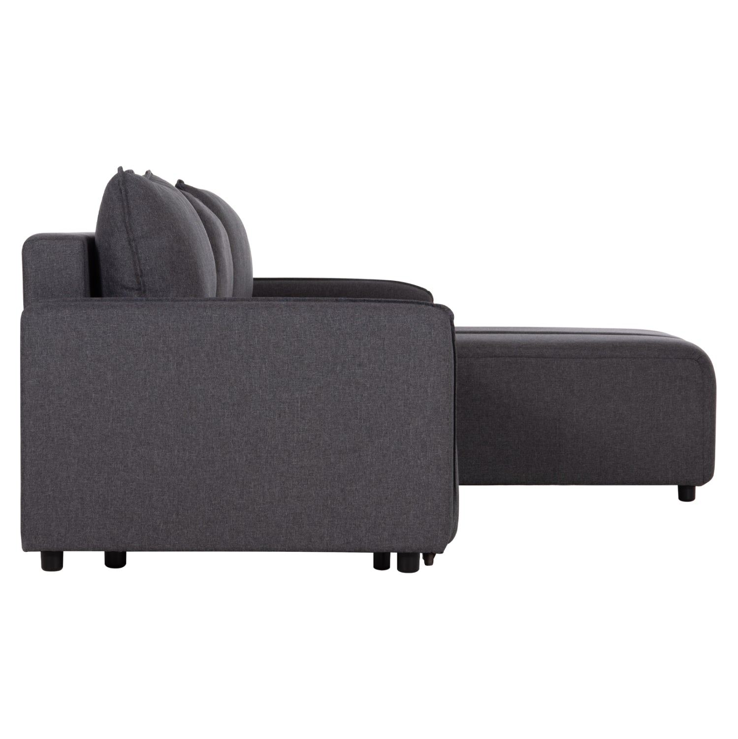 REVERSIBLE CORNER SOFA-BED FREDI HM3312.01 GREY FABRIC 220x167x85Hcm.