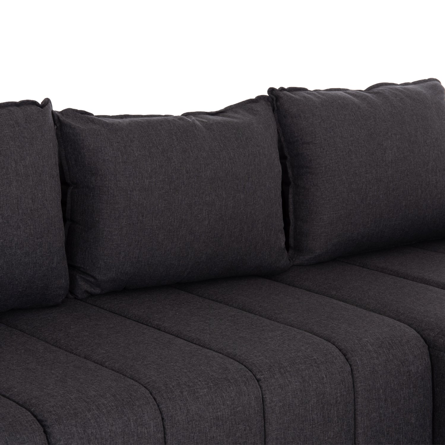 REVERSIBLE CORNER SOFA-BED FREDI HM3312.01 GREY FABRIC 220x167x85Hcm.