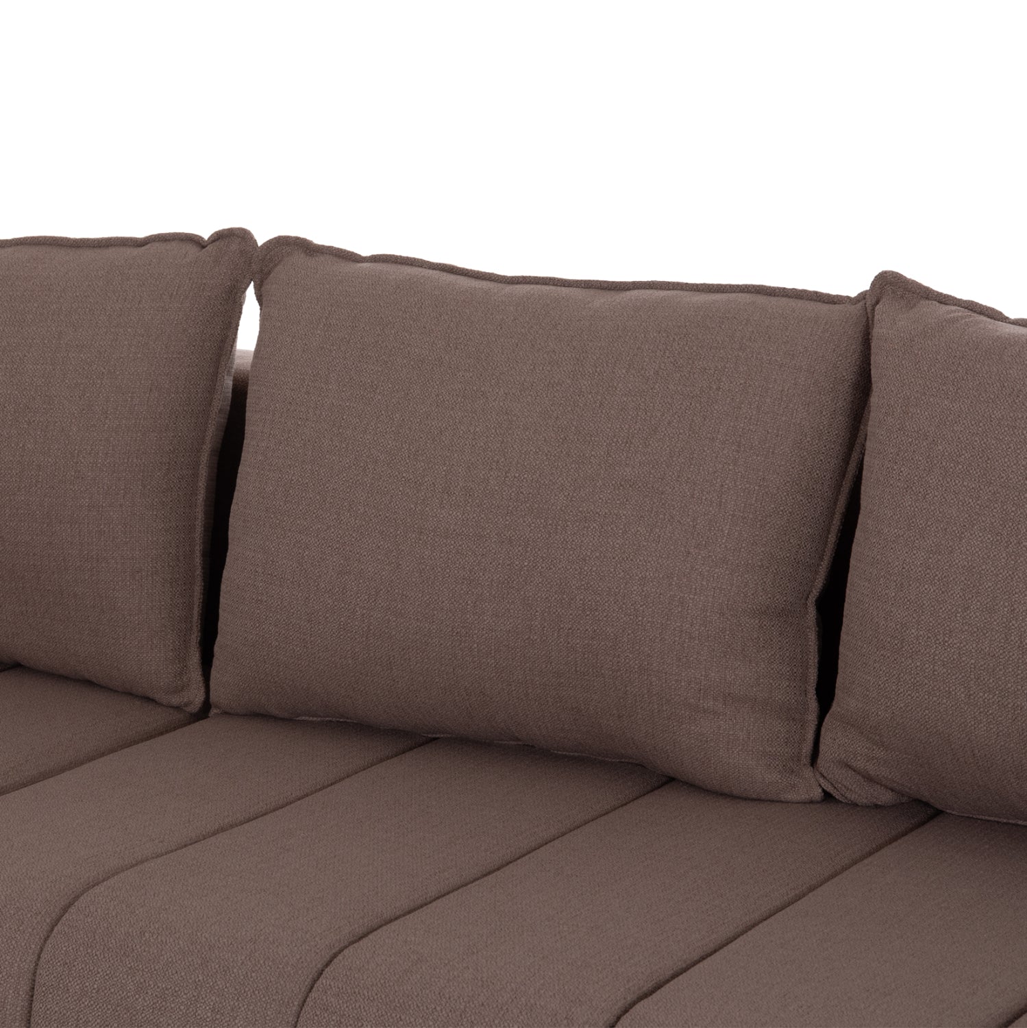 REVERSIBLE CORNER SOFA-BED FREDI HM3312.04 BROWN FABRIC 220x167x85Hcm.