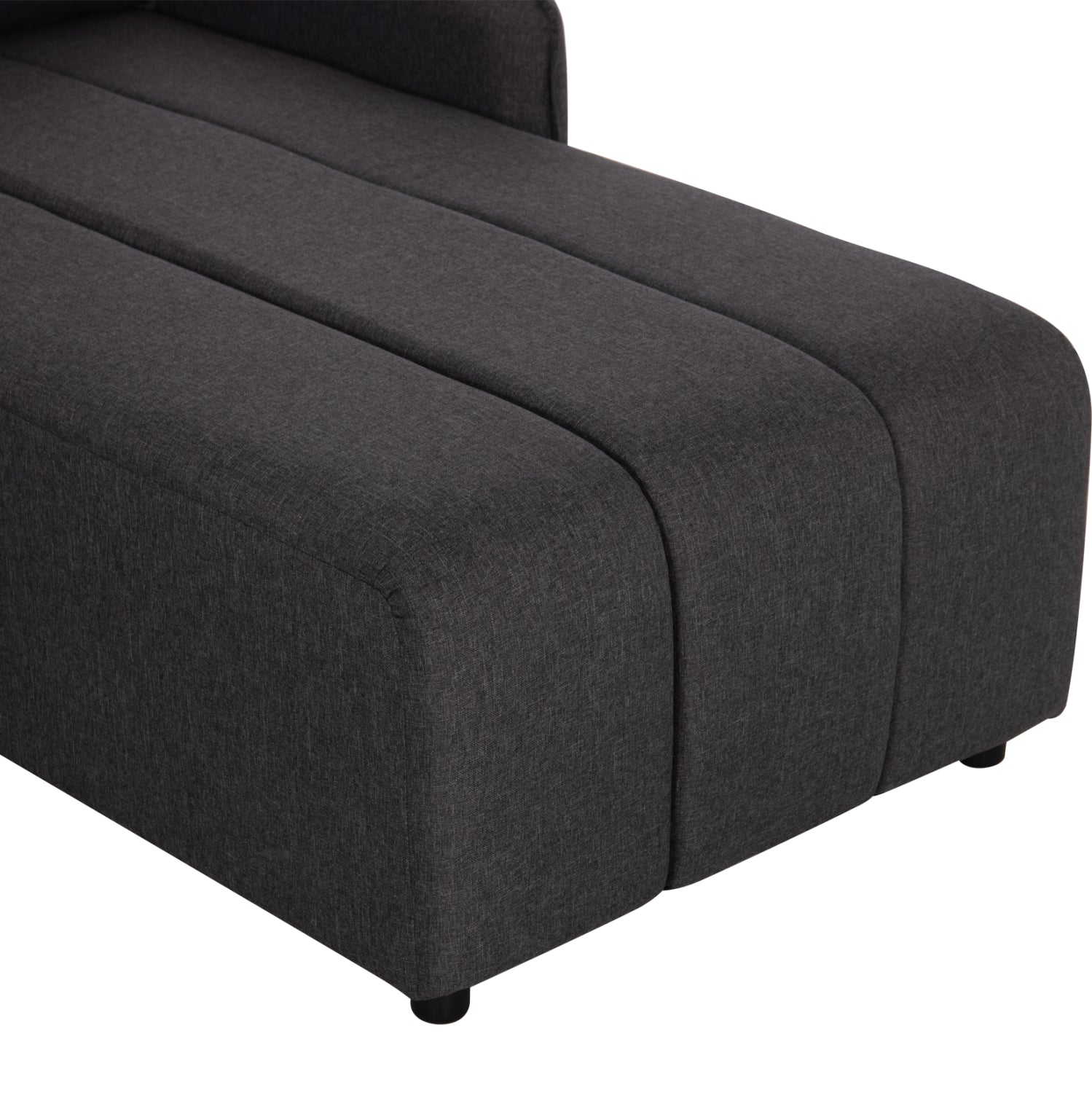 REVERSIBLE CORNER SOFA-BED FREDI HM3312.01 GREY FABRIC 220x167x85Hcm.