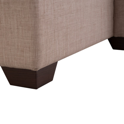 HM3244.04 corner sofa-bed, reversible, 200x133x77Ηcm, beige