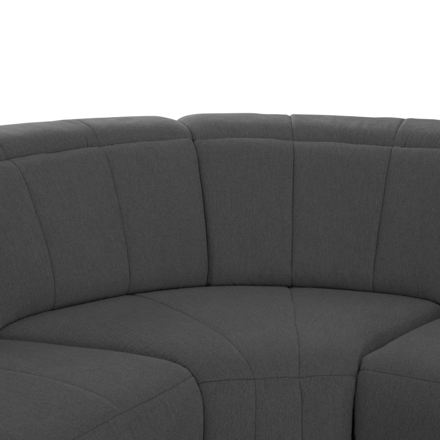 CORNER SOFA WITH 2 RECLINE SEATS ORACLE HM3290.01 GREY FABRIC 260x260x90(seat depth)x94Hcm.