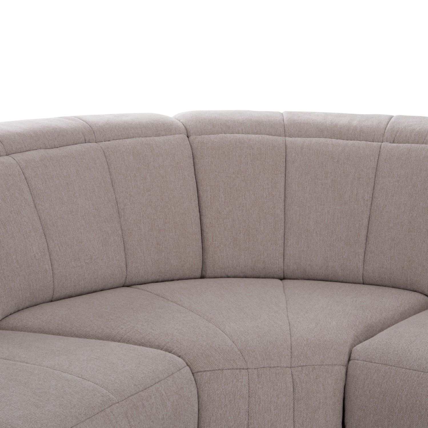 CORNER SOFA WITH 2 RECLINE SEATS ORACLE HM3290.02 BEIGE FABRIC 260x260x90(seat depth)x94Hcm.