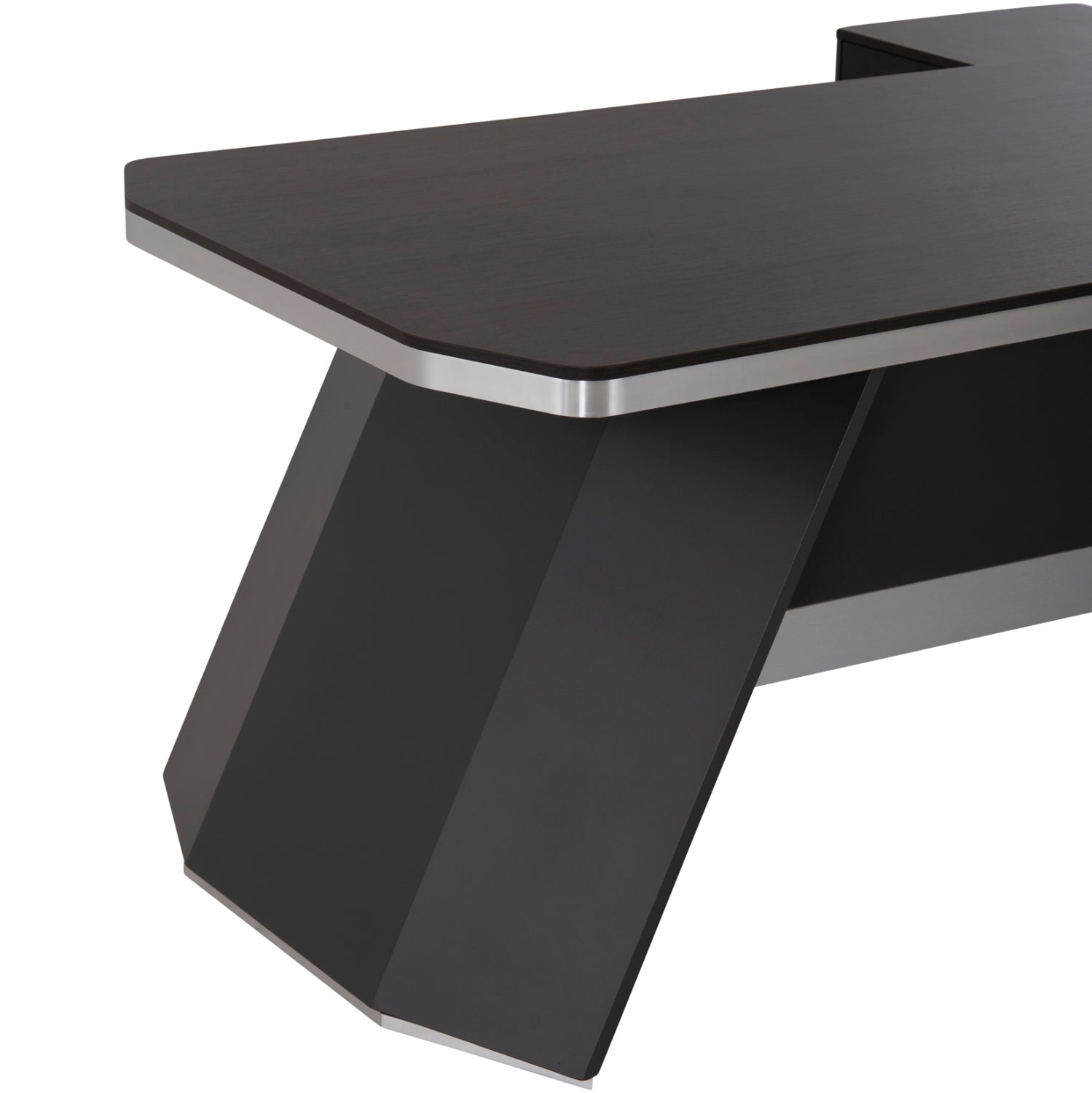 PROFESSIONAL OFFICE DESK LEFT CORNER ROSEWOOD HM2083L 220x180x76Hcm