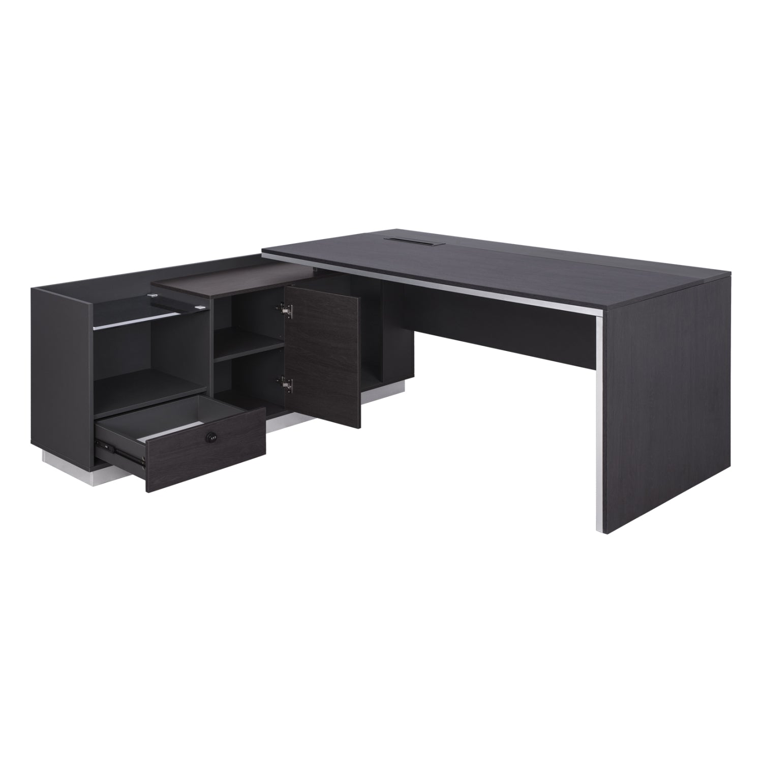 Professional Office Left Corner Rosewood HM2112L 200x160x76cm