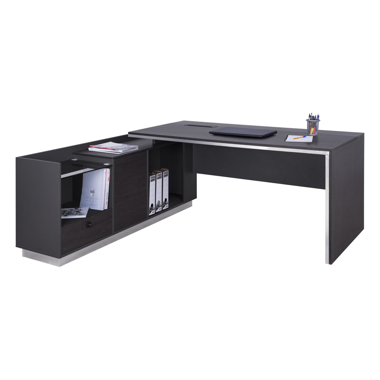 Professional Office Left Corner Rosewood HM2112L 200x160x76cm