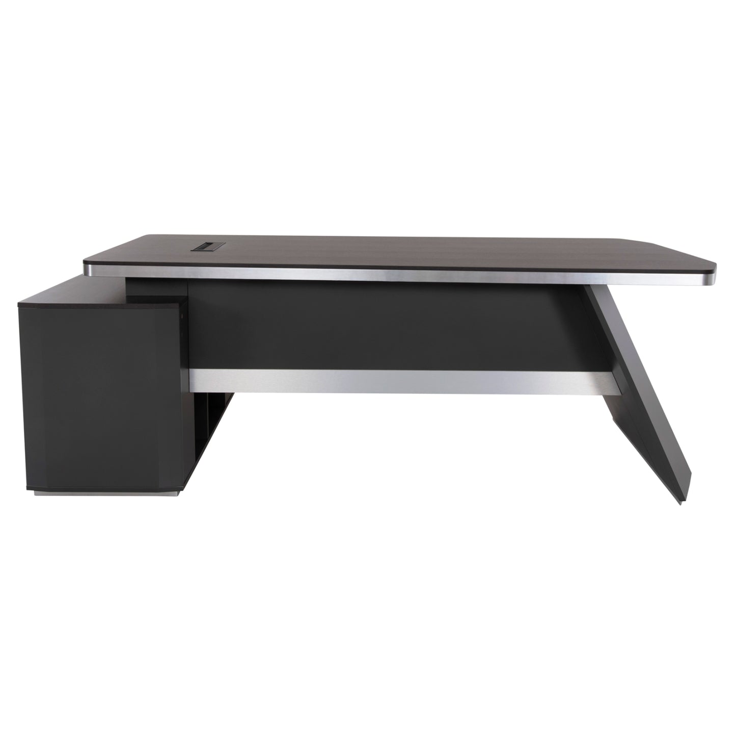 Professional office right corner Rosewood HM2083R 220x180x76Ηcm