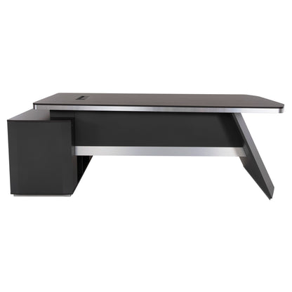 Professional office right corner Rosewood HM2083R 220x180x76Ηcm