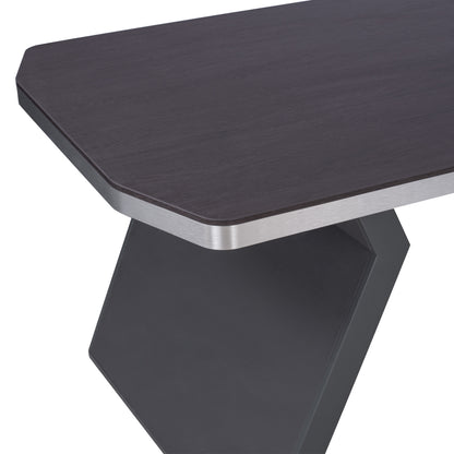 Professional office  right corner Rosewood HM2084R 220x180x76cm