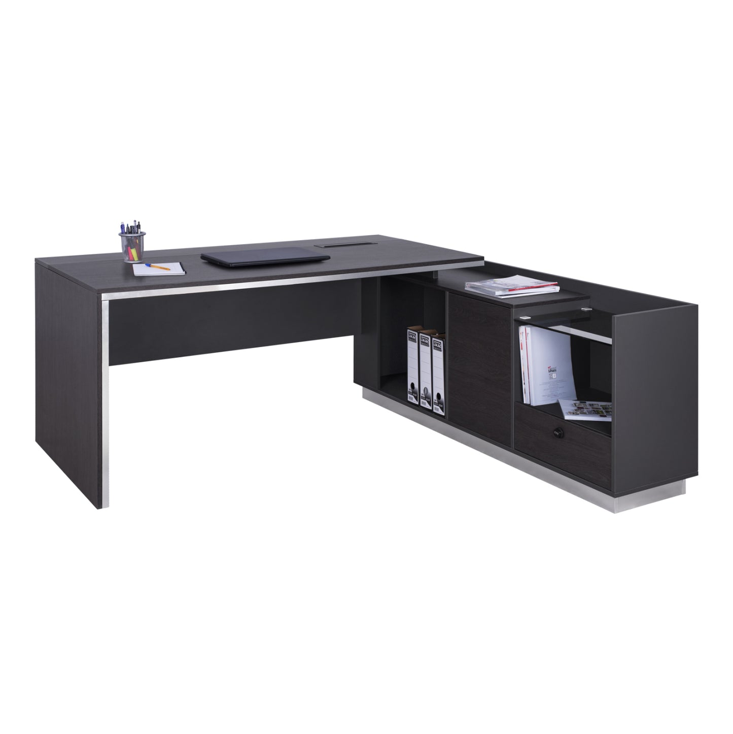 Professional Office Right Corner Rosewood HM2112R 200x160x76cm