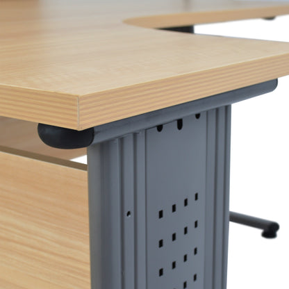 Professional office HM2043.01L Oak left corner 160x120x75