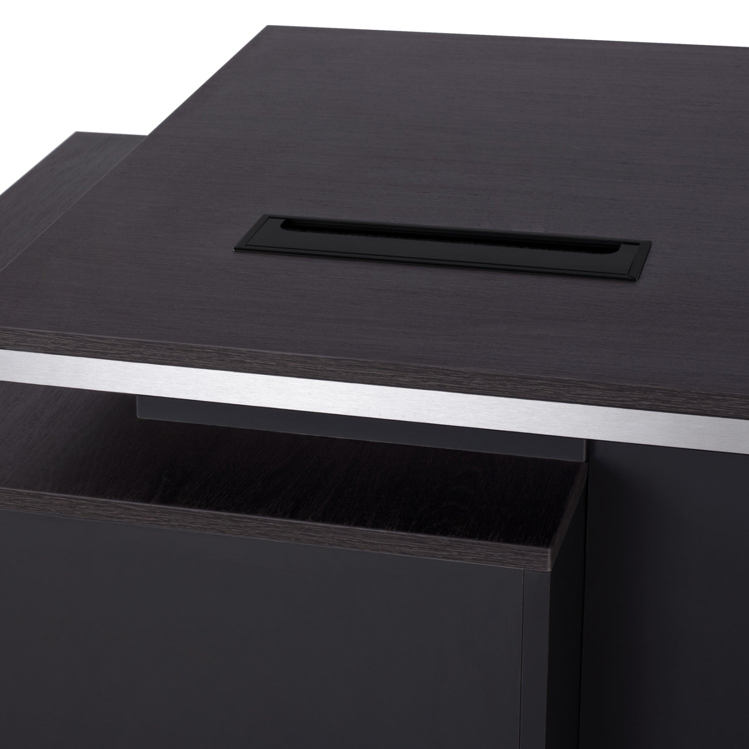 Professional office with right cabinet Rosewood HM2087R 160x80x76cm