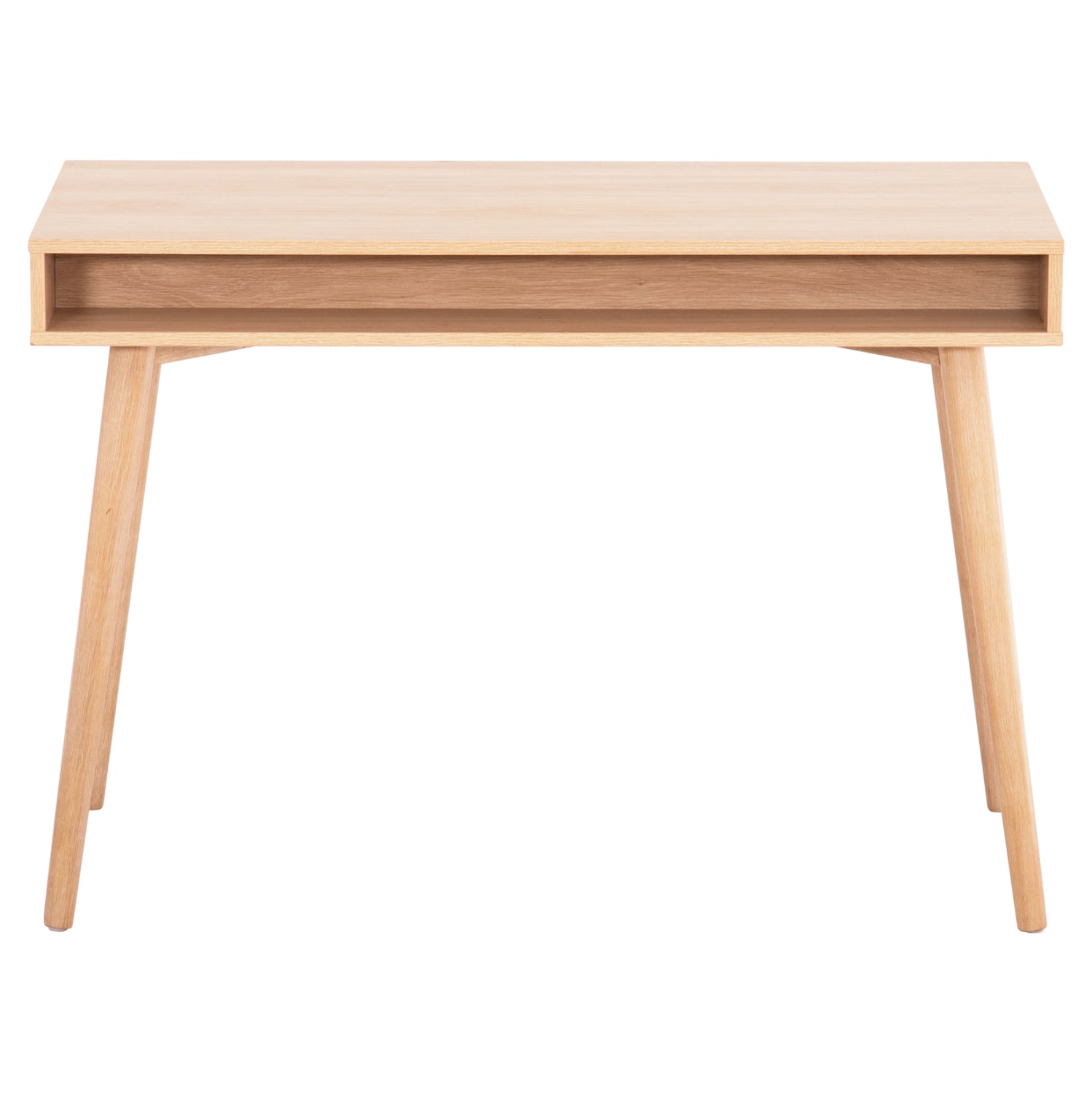 DESK GAET HM18292 MELAMINE IN SONAMA-GREY-BEIGE-WHITE 110x50x76.5Hcm.