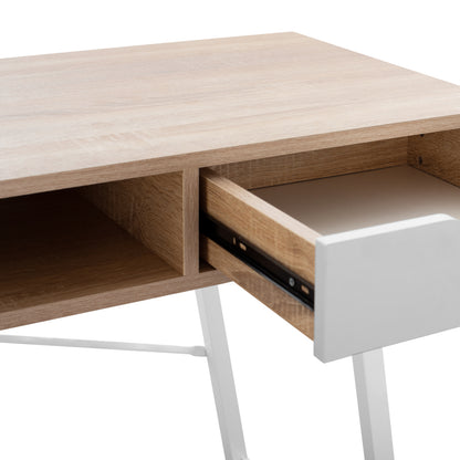 HM2128.01 desk, sonama-white, 120x48x76,5