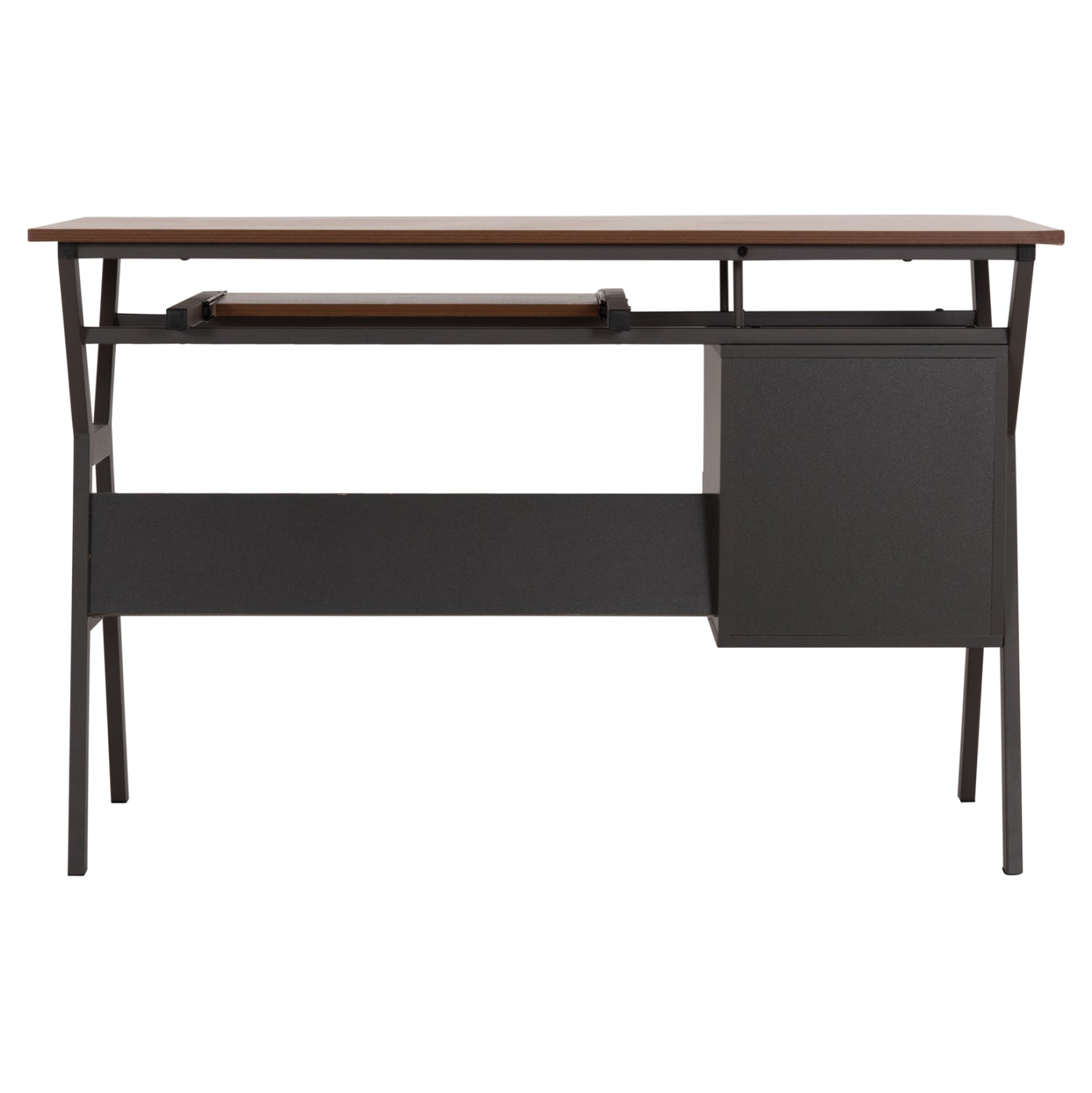 DESK VITINO HM2130.03, walnut-grey, 120X60X76H