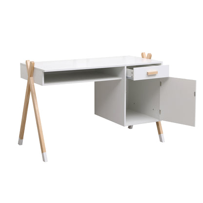CHILDREN'S DESK PASCHAL HM2496.03 MELAMINE-PINE WOOD 120x55x75Hcm.