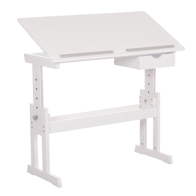 CHILDREN'S DRAWING DESK ASCENT HM18289 MDF IN WHITE 109x55x87.5Hcm.