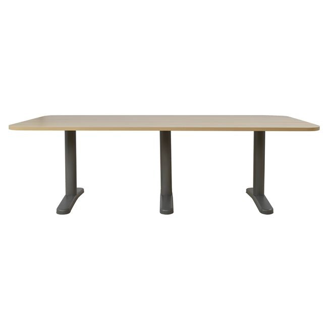 Professional conference office HM2047.11 in oak color 240x120x75 cm.