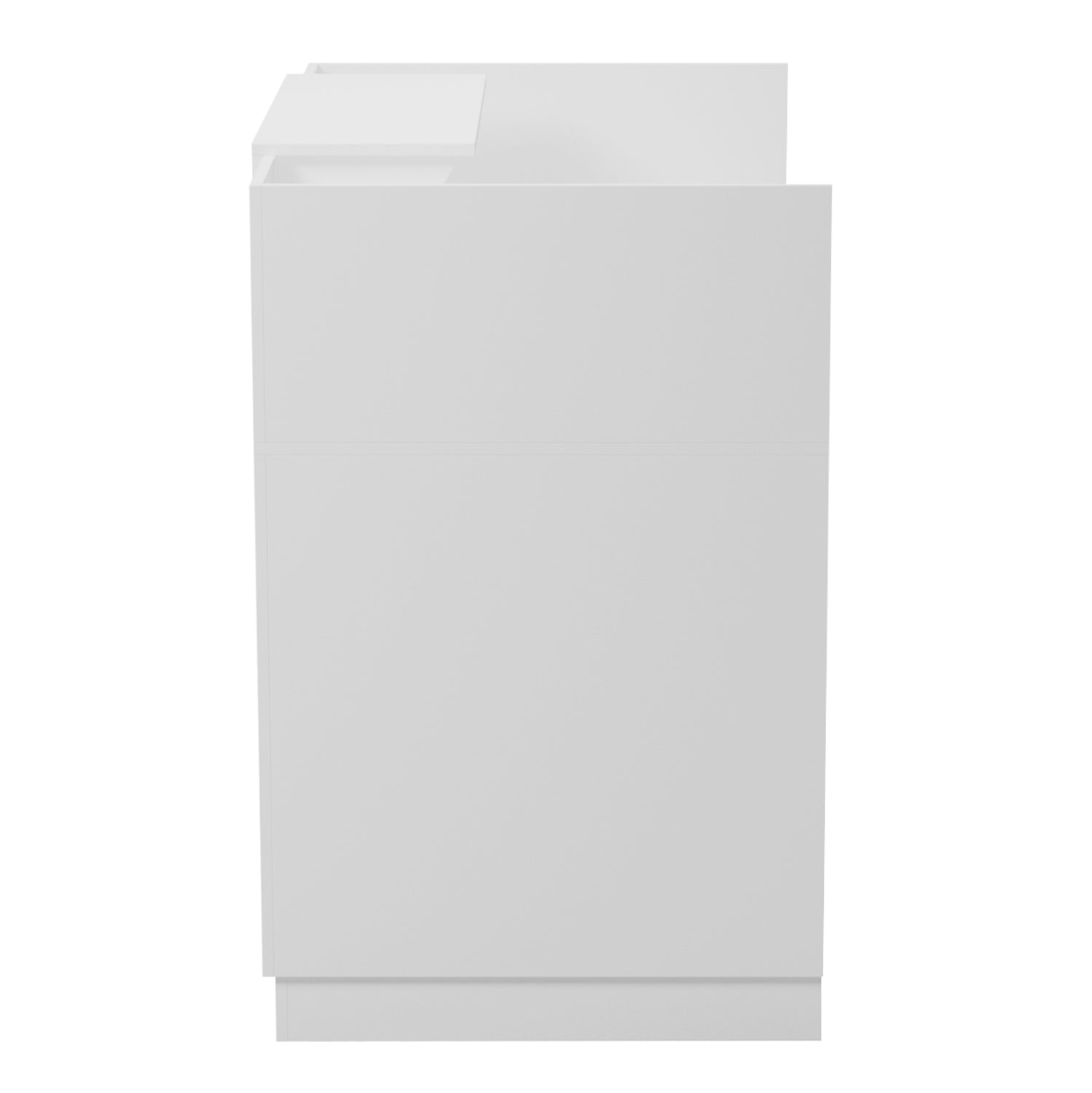 RECEPTION DESK BARRY HM2152.02 MELAMINE IN WHITE 120x70x110Hcm.