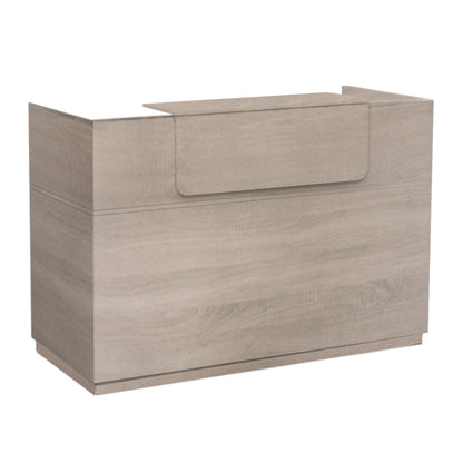RECEPTION DESK BARRY HM2153.01 MELAMINE IN SONAMA COLOR 160x70x110Hcm.