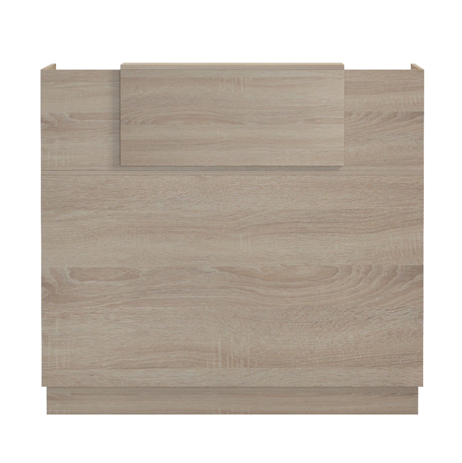 RECEPTION DESK BARRY HM2152.01 MELAMINE IN SONAMA COLOR 120x70x110Hcm.