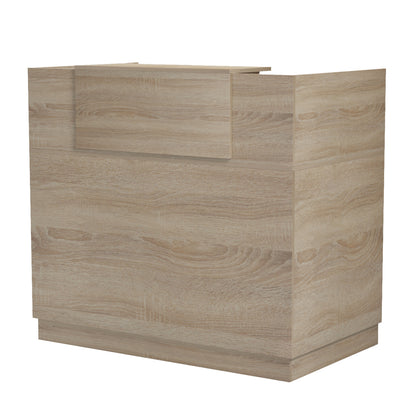 RECEPTION DESK BARRY HM2152.01 MELAMINE IN SONAMA COLOR 120x70x110Hcm.