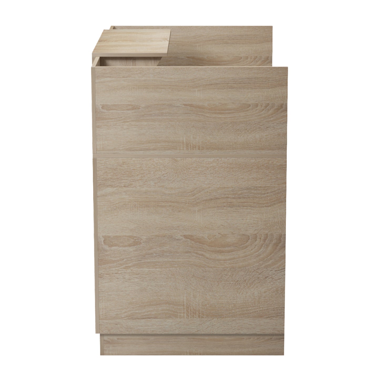 RECEPTION DESK BARRY HM2152.01 MELAMINE IN SONAMA COLOR 120x70x110Hcm.