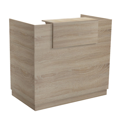 RECEPTION DESK BARRY HM2152.01 MELAMINE IN SONAMA COLOR 120x70x110Hcm.