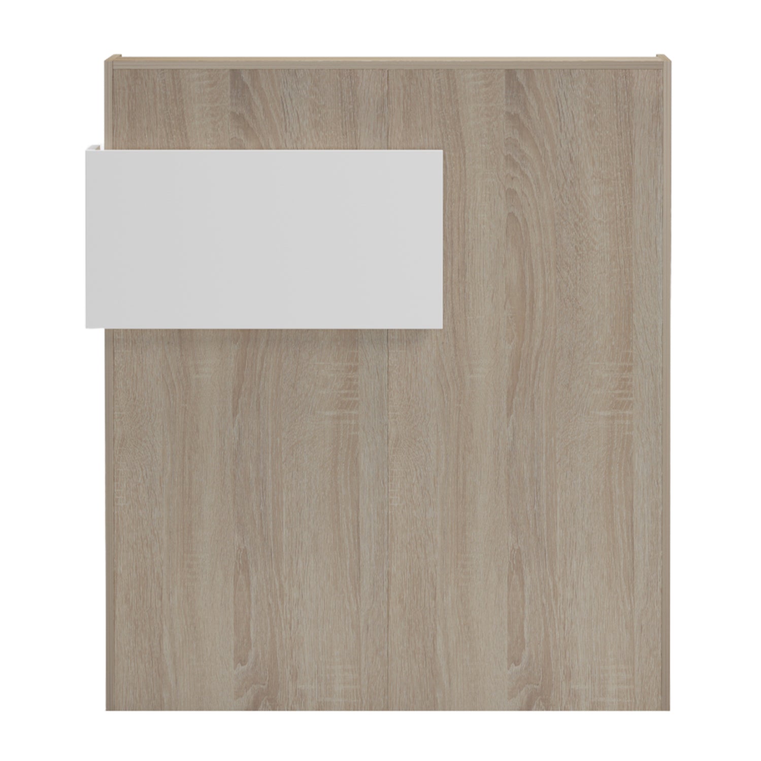 RECEPTION DESK GAND HM2154.01 MELAMINE IN SONAMA/WHITE 95.5x40x110Hcm.