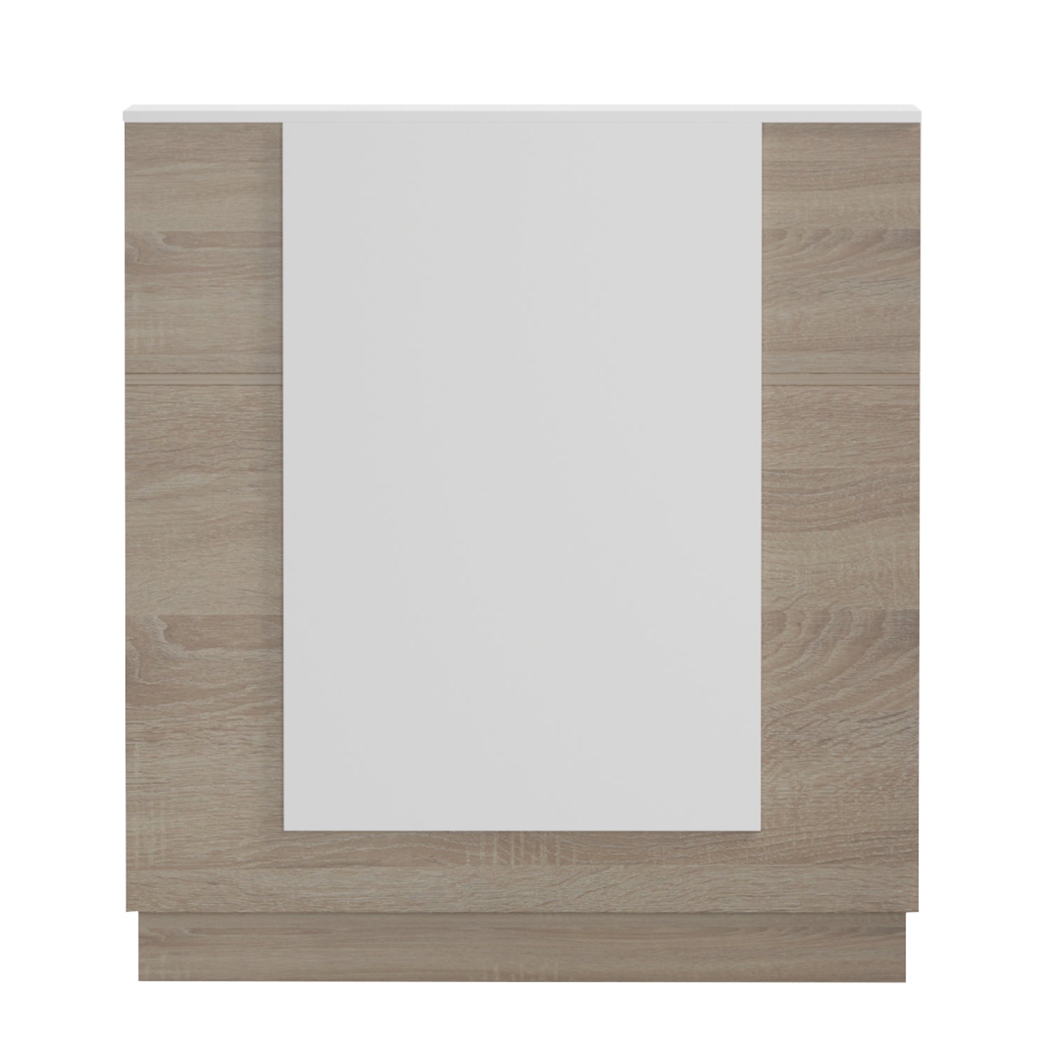 RECEPTION DESK KARMEN HM2155.01 MELAMINE IN SONAMA/WHITE 100x70x110Hcm.