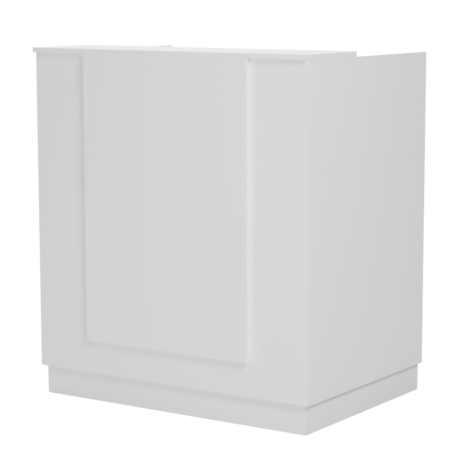 RECEPTION DESK KARMEN HM2155.02 MELAMINE IN WHITE 100x70x110Hcm.