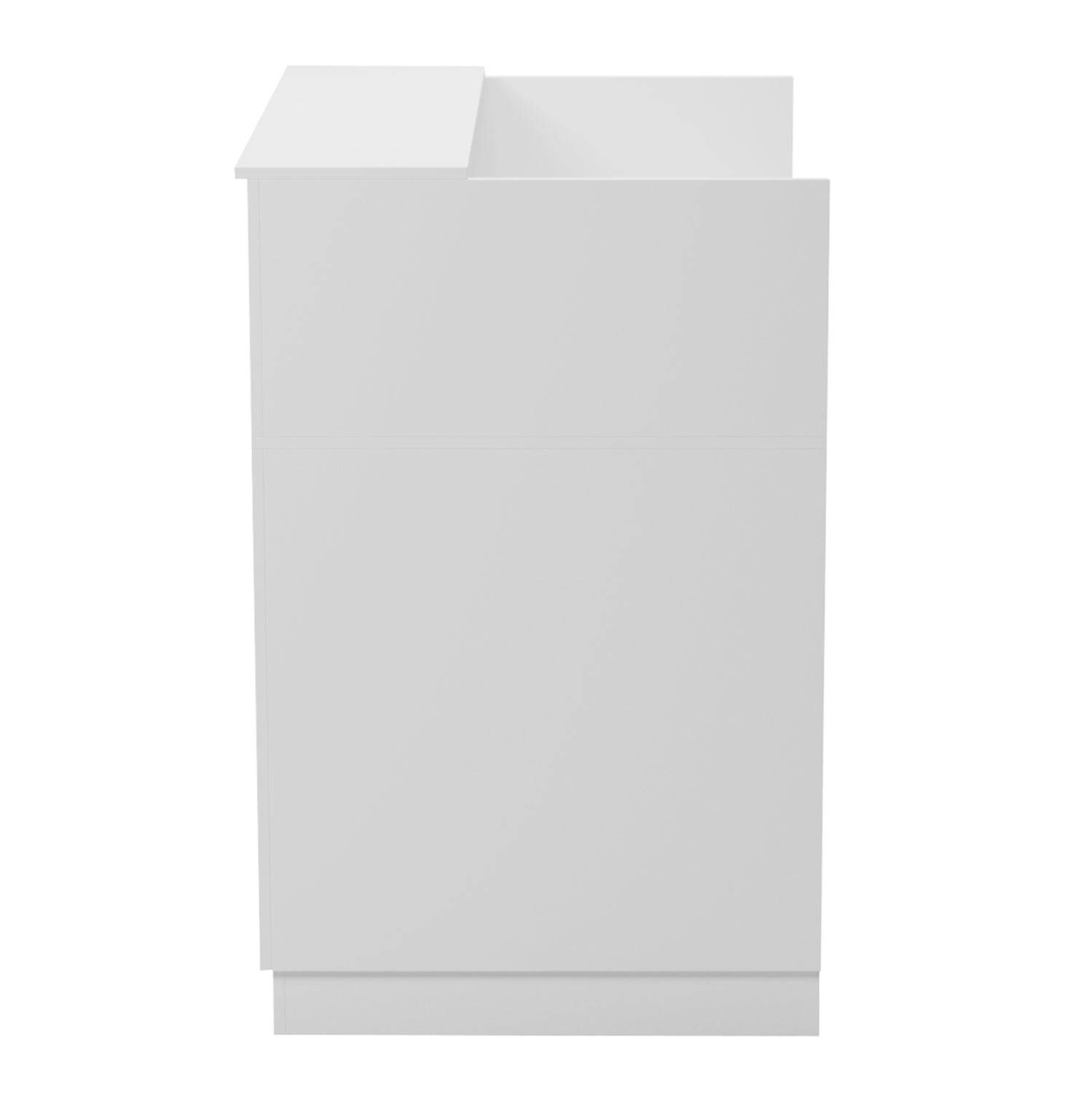 RECEPTION DESK KARMEN HM2155.02 MELAMINE IN WHITE 100x70x110Hcm.