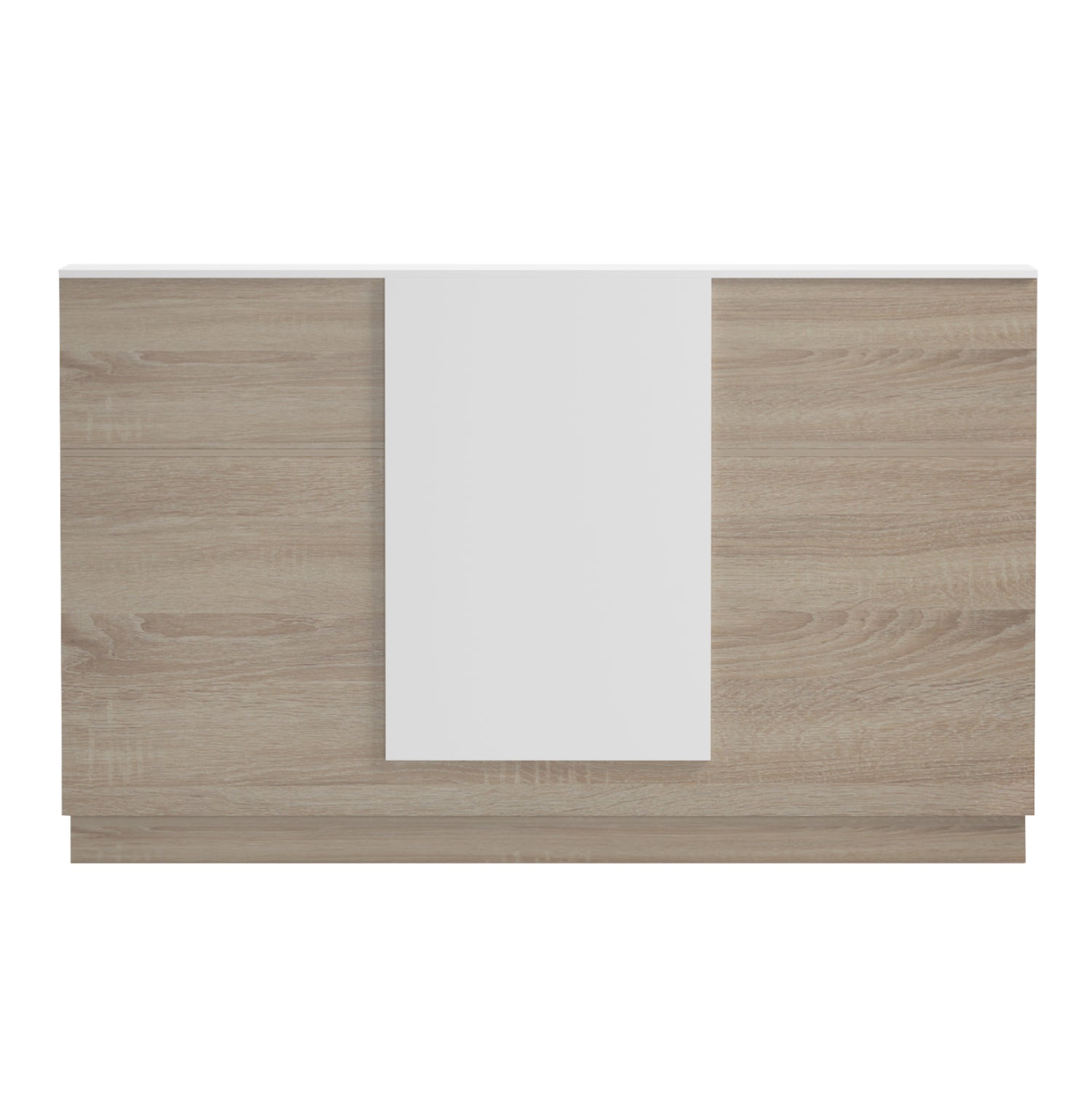 RECEPTION DESK KRONIC HM2156.01 MELAMINE IN SONAMA/WHITE 180x70x110Hcm.