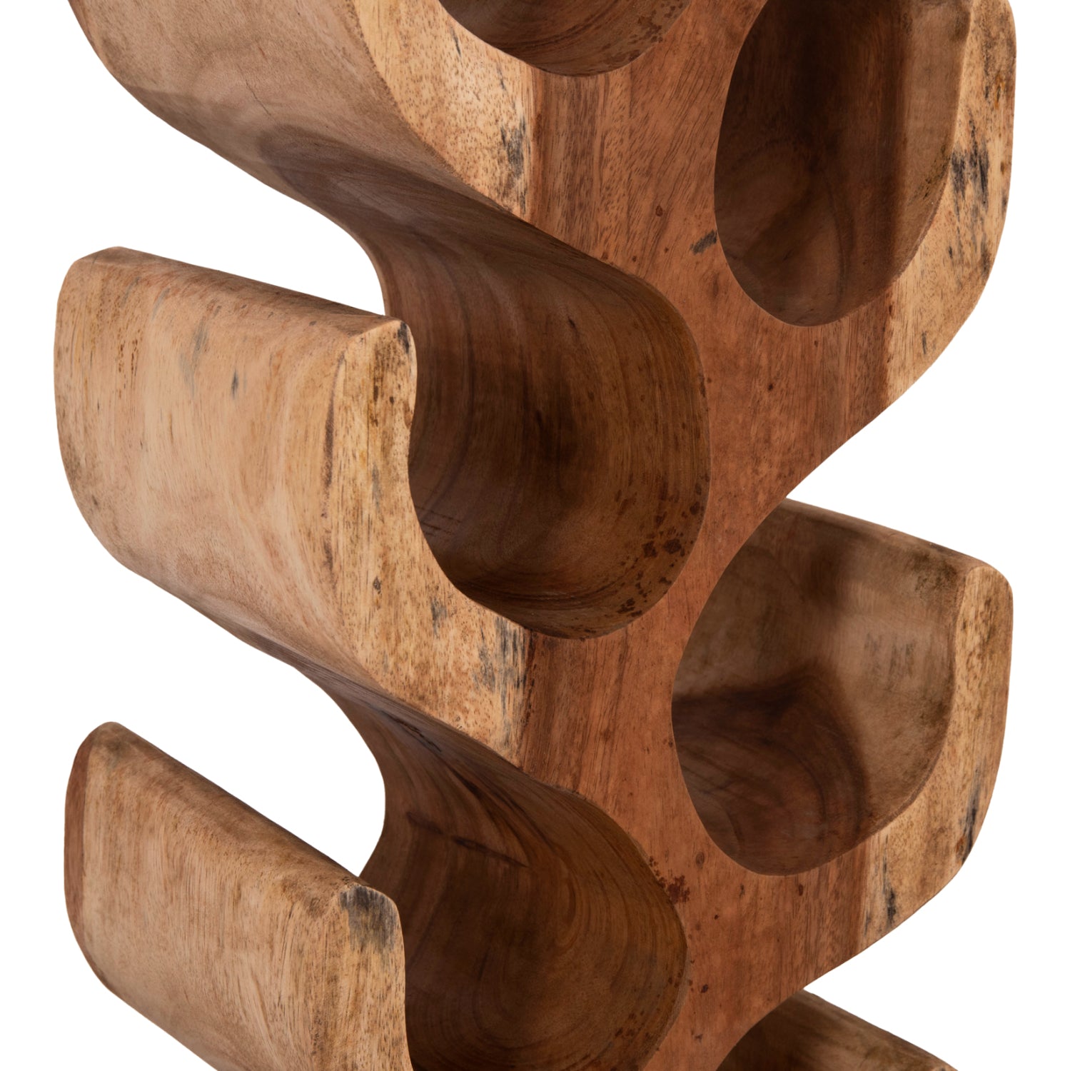 BOTTLE RACK 8-PLACE DIONY HM18232.11 SUAR WOOD--NATURAL COLOR 25x18x71Hcm.