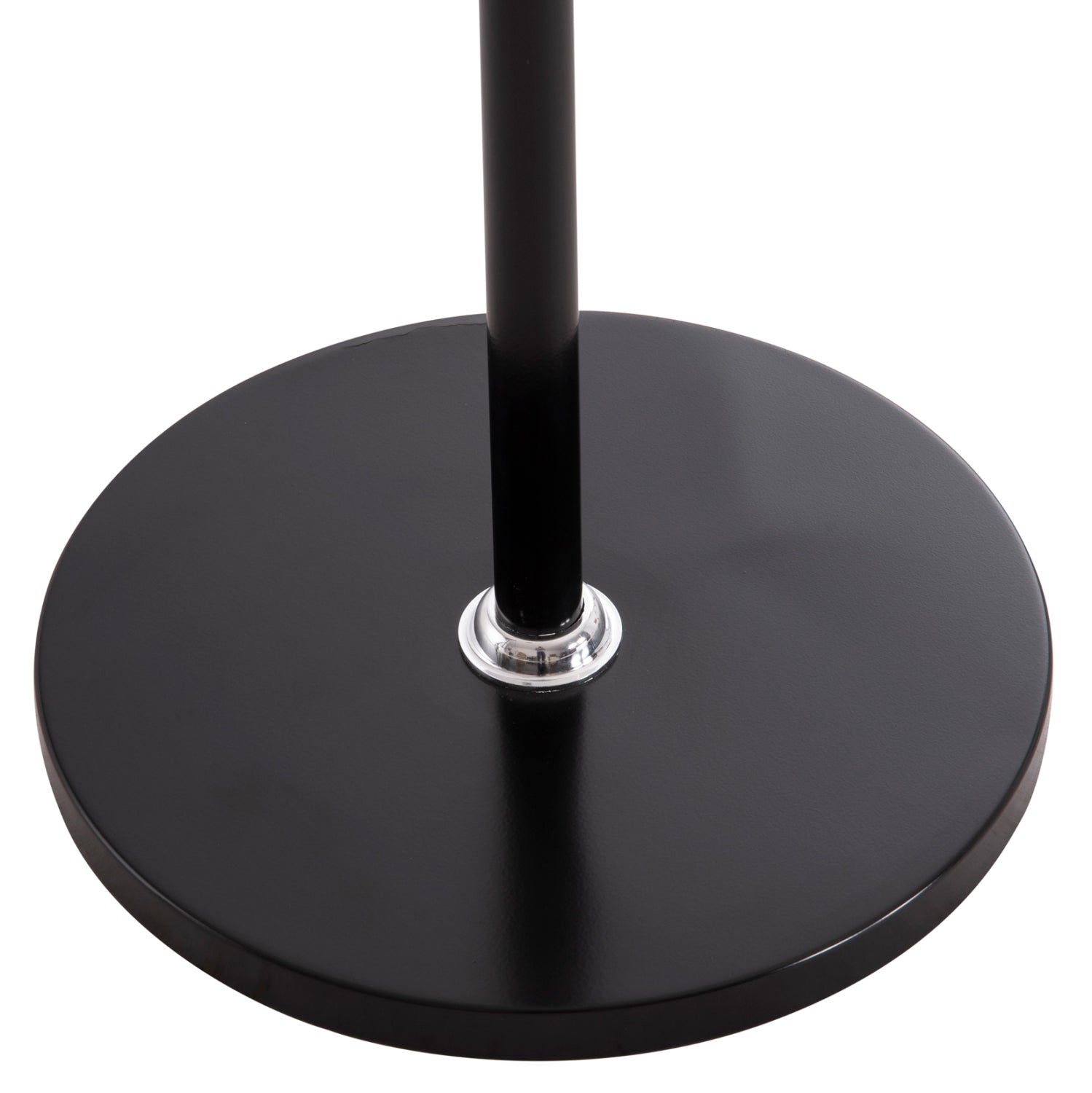 COAT HANGER BILLY HM18075.01 BEECH WOOD-BLACK METAL-BASE WITH WOOD Φ37.5X180Hcm.