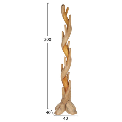 COAT-STAND HM9366 SOLID SUAR NATURAL 40X40X200