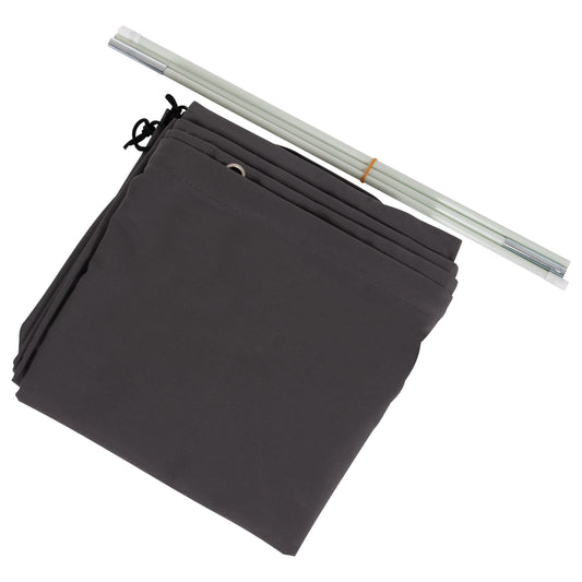 COVER FOR PROFESSIONAL 3X3m UMBRELLA HM6622.01 - SPUN POLYESTER IN GREY