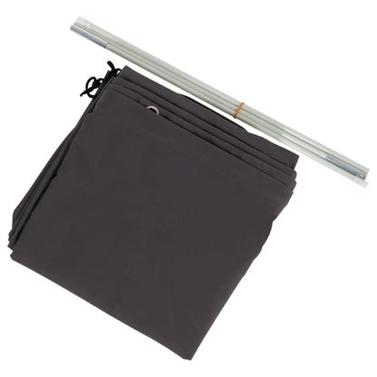 COVER FOR PROFESSIONAL 3X4m UMBRELLA HM6620.01 - SPUN POLYESTER IN GREY